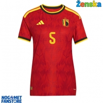 Belgija Maxim De Cuyper #5 Domaci Dres za Ženska SP 2026 Kratak Rukav